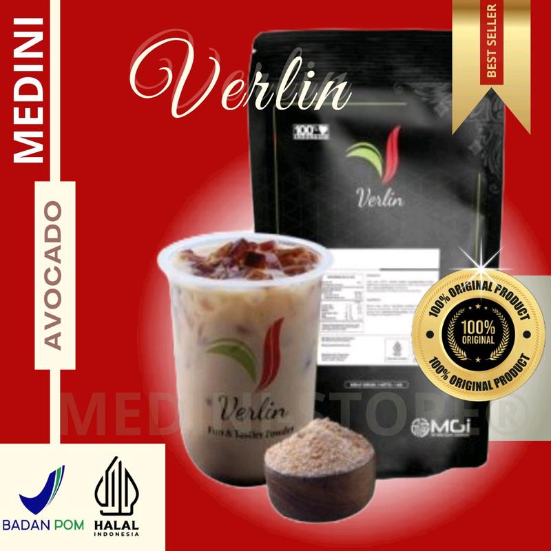 Verlin Powder AVOCADO Minuman Bubuk Rasa-Rasa premium Kemasan 1kg ...