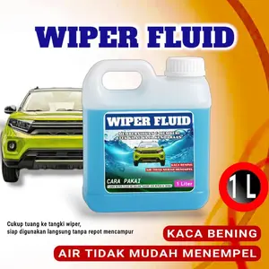 WIPER FLUID 1 Liter - Cairan Pembersih Kaca Mobil Anti Jamur & Kilap Maksimal