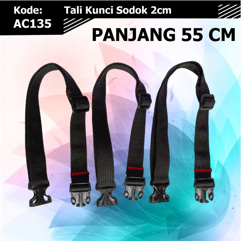 Tali Pengikat Kunci Sodok 2 cm AC135 | Tali Ikat Kabel | Tali Strap Tas 3