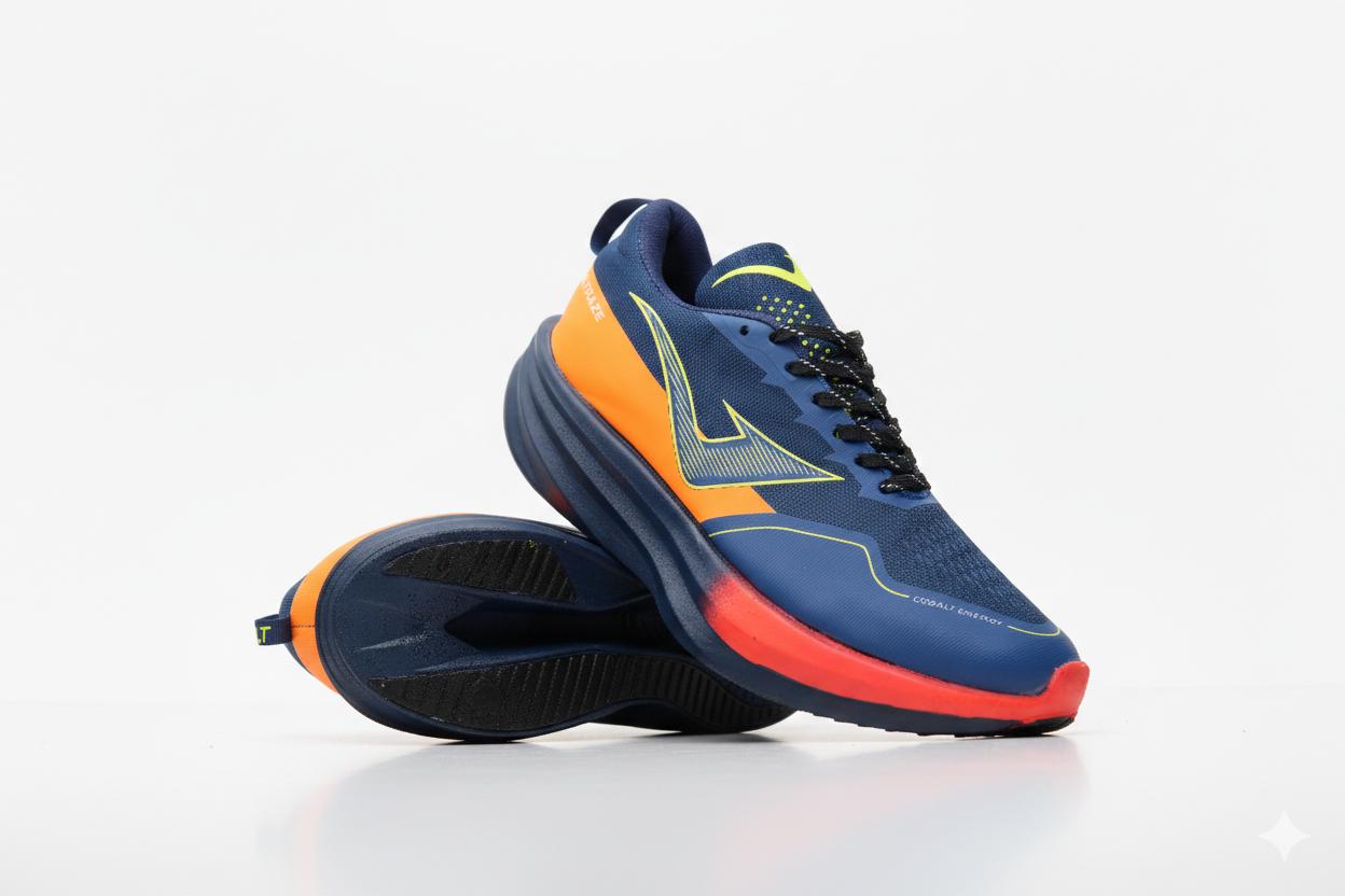 Sepatu Altraze Cobalt Pro Navy Orange - Sepatu Olahraga Lari Pria Wanita Sepatu Sneakers Kasual Running Sporty
