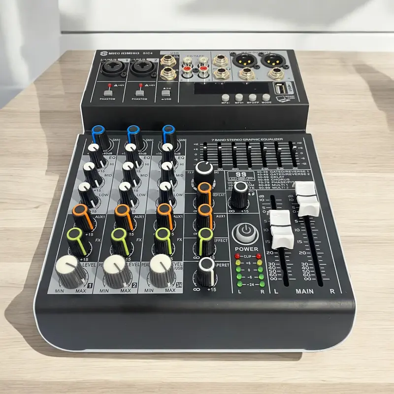Amplifier Kimiso SIC4 Mixer Audio Berkualitas 7
