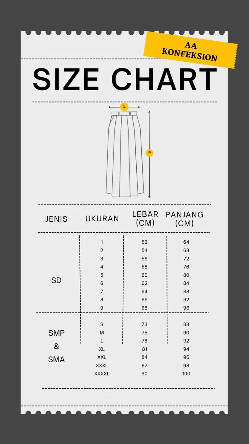 Product Introduction of Seragam Sekolah Rok Panjang Full Rempel SMP/SMA Dewasa High 0