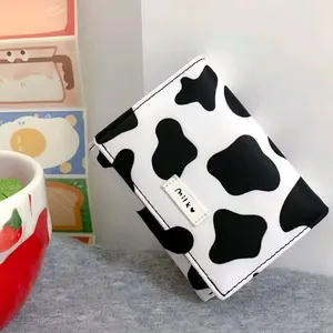 Dompet kecil Caca / Dompet lipat wanita motif cow