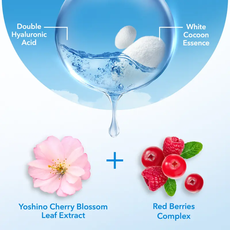 [TWINPACK] SENKA Perfect Whip Berry Bright 100gr - Facial Foam from Japan with Double Hyaluronic Acid untuk Membersihkan Kotoran di Wajah 2