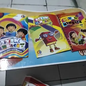 ( 3 BUKU ) Asyik Baca 123 | Buku Belajar Membaca Bacalah Paud/TK | 16 Hal 14.5x20.5 Cm | Cahaya Ilmu Bandung
