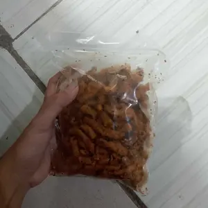 Usus Krispi 500 Gram / kripik usus / 500Gram usus Crispy bumbu Pedas daun jeruk Cemilan Bos Kriuk