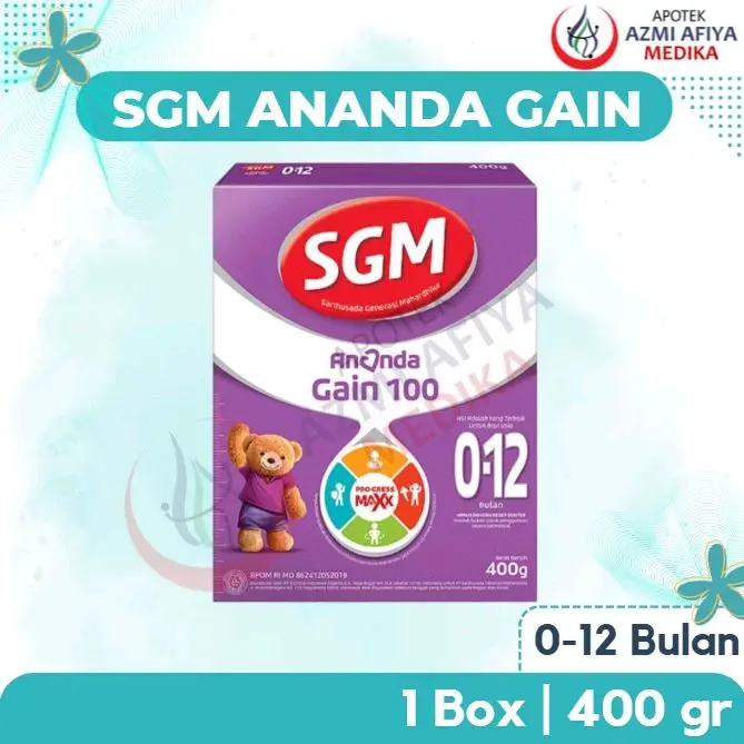SGM Ananda Gain 400gr Susu Formula