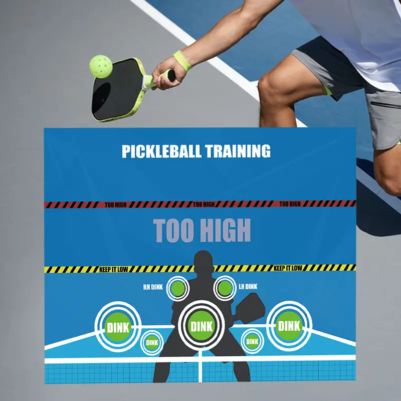 Đệm Dink, để Cải thiện trò chơi Pickleball của bạn, Đệm hỗ trợ tập thể dục bậc thầy Dink, Thích hợp cho phòng trong nhà và sân, Thiết bị tập thể dục bậc thầy Dink Rebounder Aids Pad 1