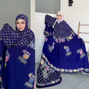 Mukena Dewasa JUMBO Atasan Bawahan Rayon Wanita 2in1 Motif Sarang Muslim Cantik Ibu Nyaman Panjang Tebal Terusan Katun Mukenah