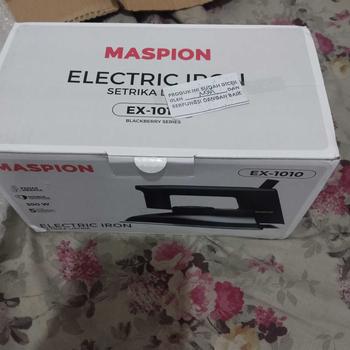 Product Review of ENVIO - MASPION Setrika Listrik EX-1010 BB Hitam  - Elektronik Rumah Tangga from 𝙮**𝙜 𝙩**𝙖 2