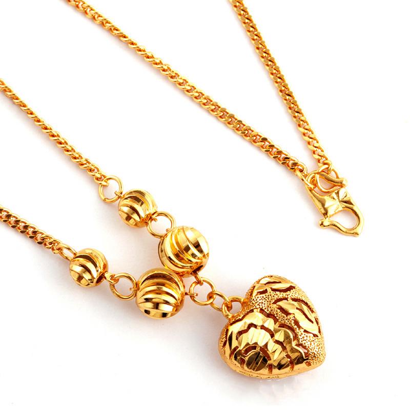 Product Introduction of Vòng Cổ với mặt dây chuyền trái tim Rỗng Hạt may mắn tinh tế Phong cách Cổ Điển tinh tế 0