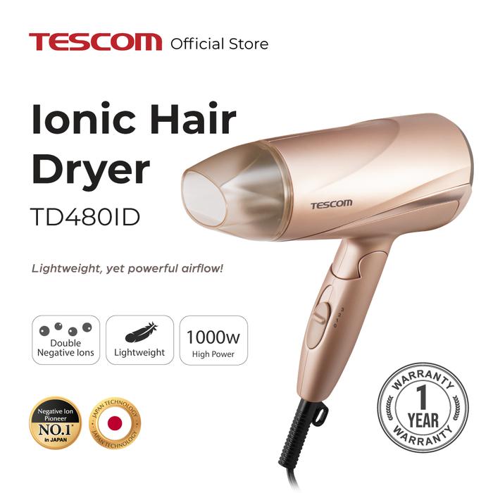 Gambar Tescom Ionic Hair Dryer / Pengering Rambut Mengandung Ion TD480ID dari Tescom Indonesia Kota Bekasi Tokopedia