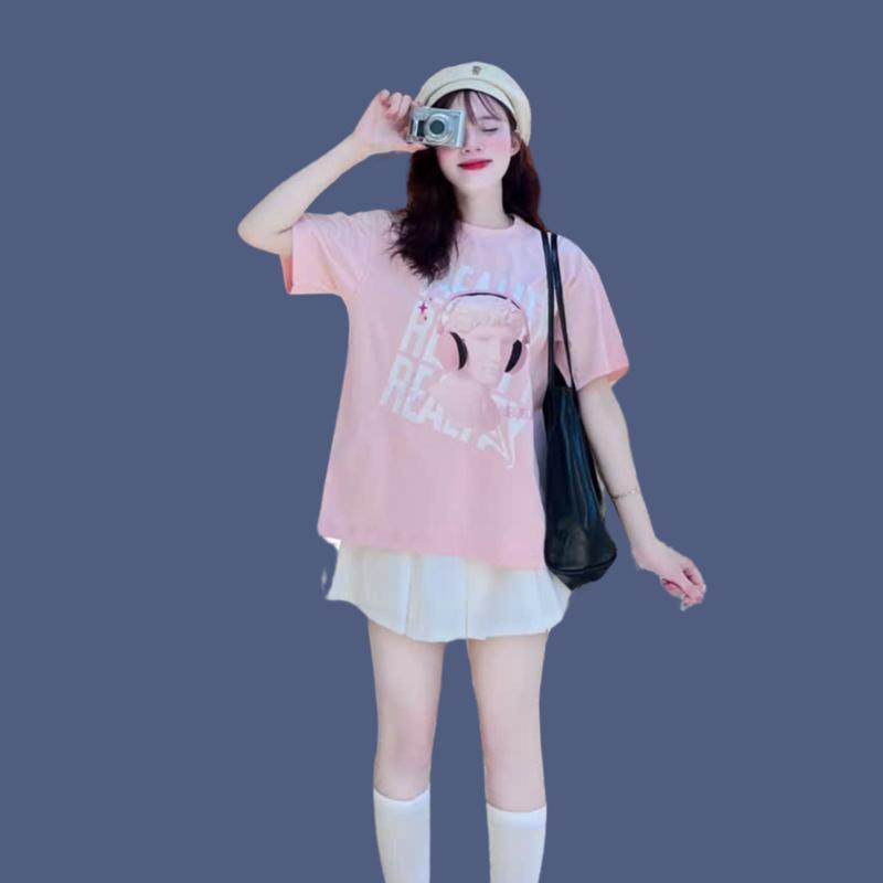 Áo Phông WEINS Nam Nữ Mẫu REALITY Chất Liệu Cotton Compact Extra Thấm Hút 2 Chiều Phong Cách Oversized Thoải Mái Dáng Rộng Tay Lỡ