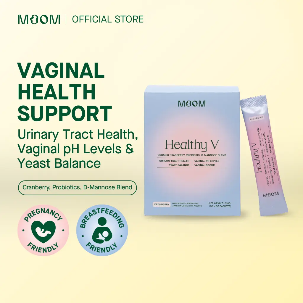 Moom Health Healthy V – Natural Support for UTIs and Urinary Tract Health for Women (30s)