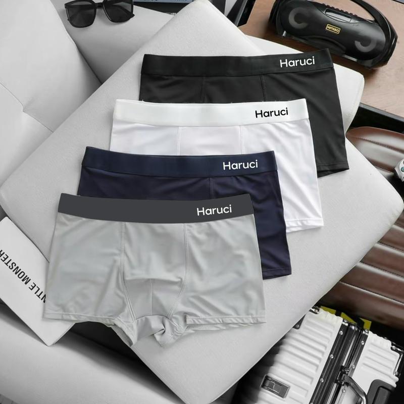 Mở Bán Haruci Quần sịp nam thun lạnh combo quần lót nam co giãn 4 chiều thoáng mát thấm hút mồ hôi Quần boxer Quần đùi Menswear