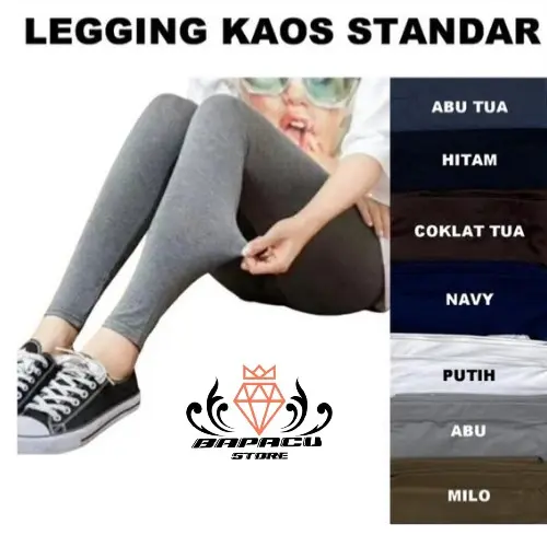 LEGGING PANJANG BAHAN KAOS/LEGING WANITA SOFT RAYON PREMIUM DEWASA 0