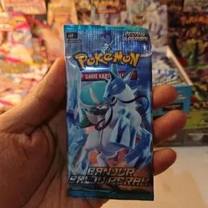 booster Pack Ganjur Salju Perak Pokemon 1 pack isi 6 kartu