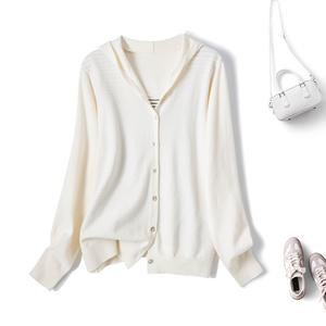 Kemeja Berkait Lengan Panjang Wanita, Gaya Musim Luruh Baru, Saiz Besar, Rekaan Dua Keping Palsu, Penyambungan Berjalur, Atasan Berlapis Gaya Korea, 68667