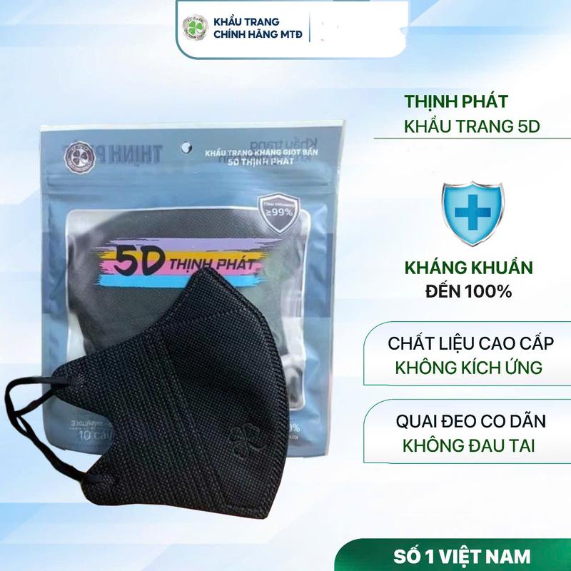 thùng 210 chiếc Khẩu trang 5D thịnh phát 3 lớp kháng khuẩn thùng 100 chiếc dùng 1 lần Nam Phụ Kiện thun vn Accessories