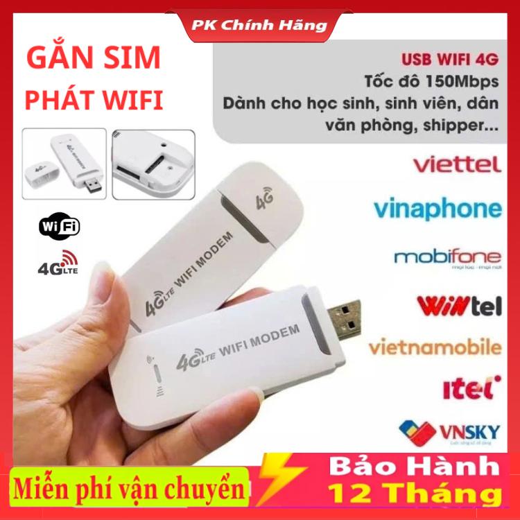 TT Phát Wifi LTE 4G WIFI dcom thu phát wifi tốc độ cao 150Mpbs hỗ trợ tất cả…