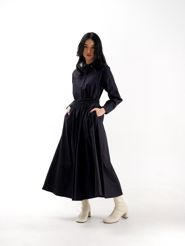 SWHeart - Seiza Skirt Rok Wanita Kekinian Panjang Midi 4