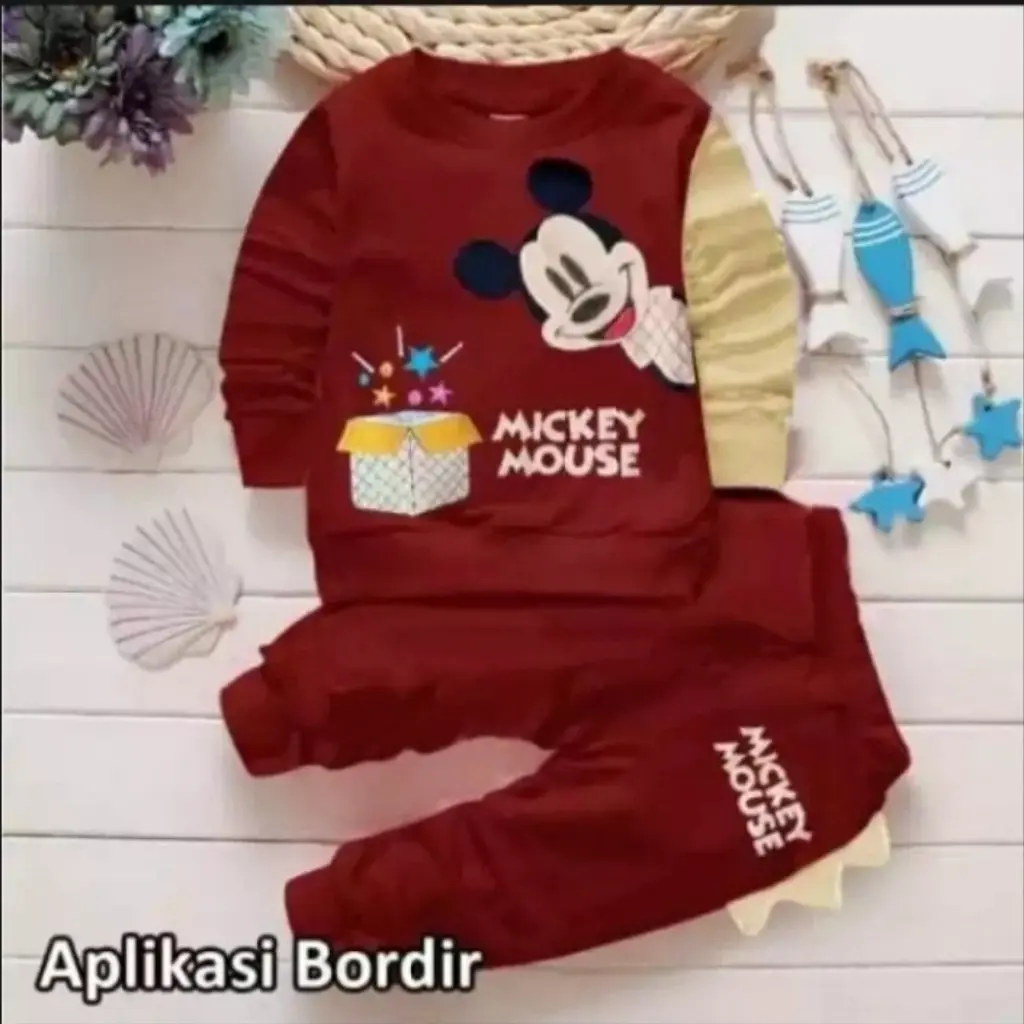 SETELAN ANAK MOTIF KARTUN LUCU