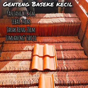 genteng baseke kecil nglayur asli dari Trenggalek Jawa Timur