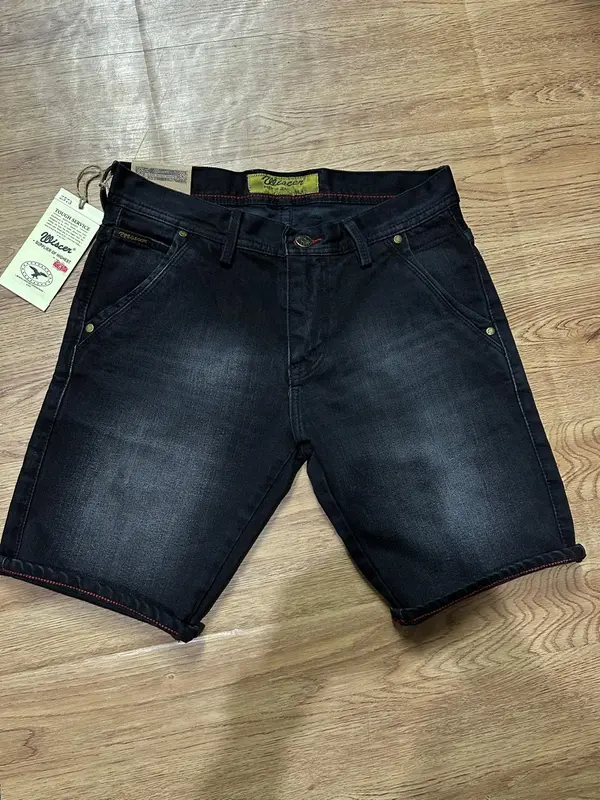 MC WISCER Celana Jeans Pendek Pria Terbaru Model Skinny Bahan Tidak Melar Kekinian Denim Lembut Nyaman Tebal 2