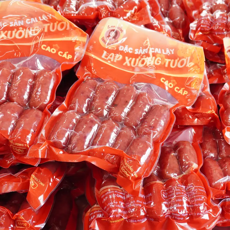 1 KG LẠP XƯỞNG TƯƠI HEO CAO CẤP + Đặc sản Cai Lậy - Tiền Giang + VỊ MẶN NGỌT + 1 KG TẦM 15-24 chiếc, Food.