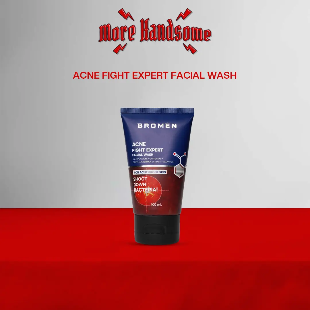 BROMEN ACNE FACIAL WASH 100mL | SABUN Pembersih MUKA BERJERAWAT | SKINCARE COWOK BERUNTUSAN | Perawatan Pencerah Wajah Pria Berjerawat face  wash