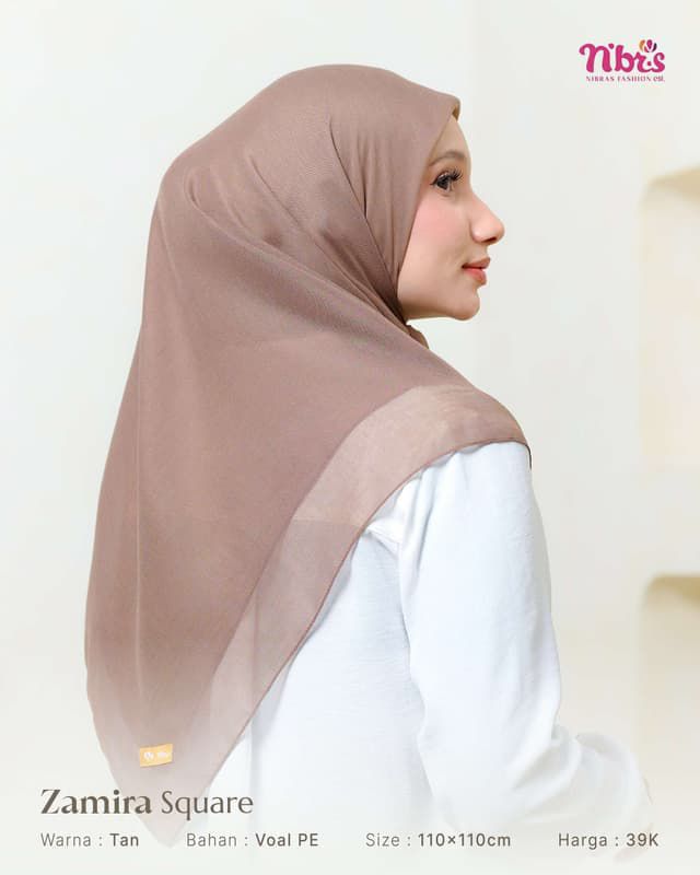 nibras hijab Zamira SQuare