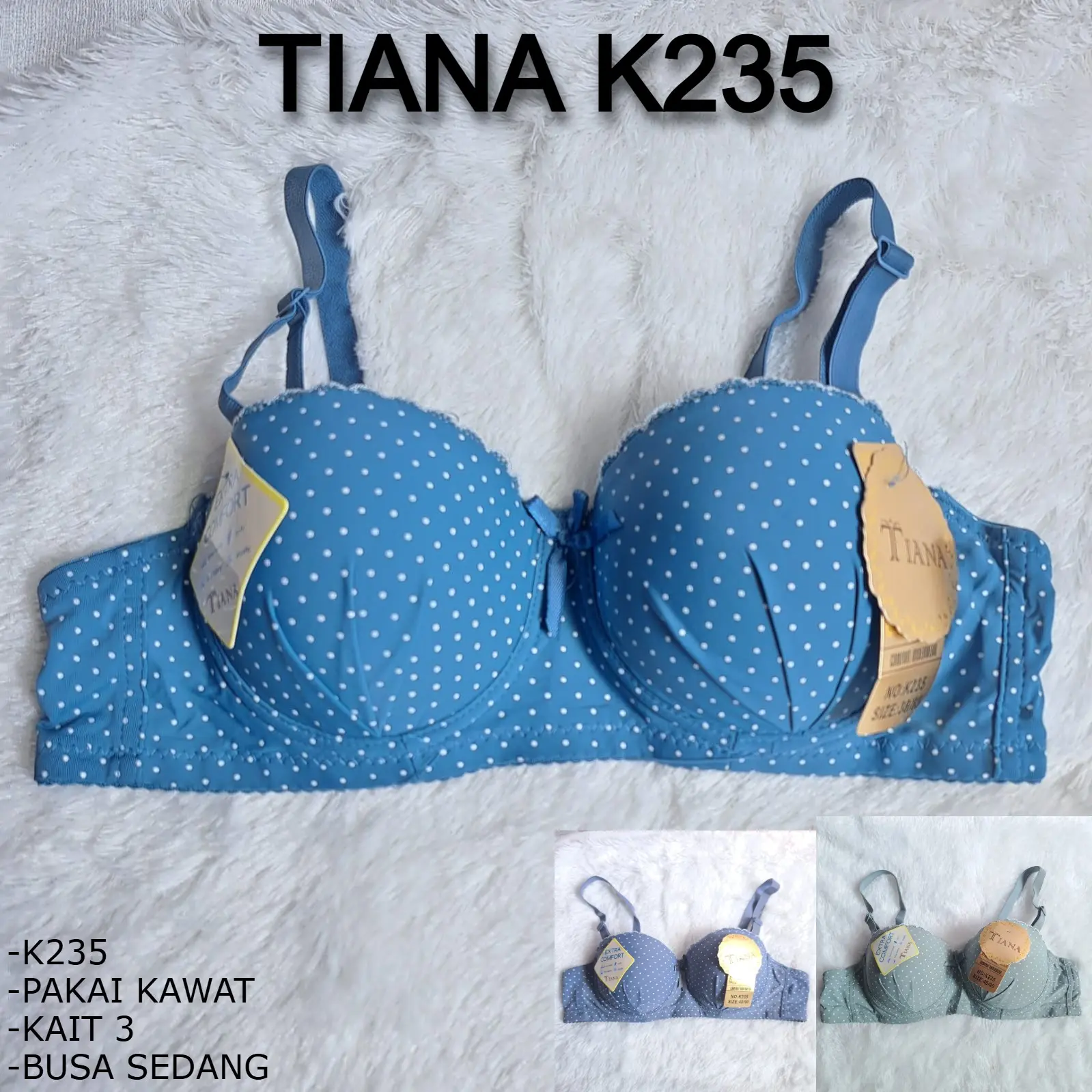 bra tiana pakai kawat k235 busa tipis