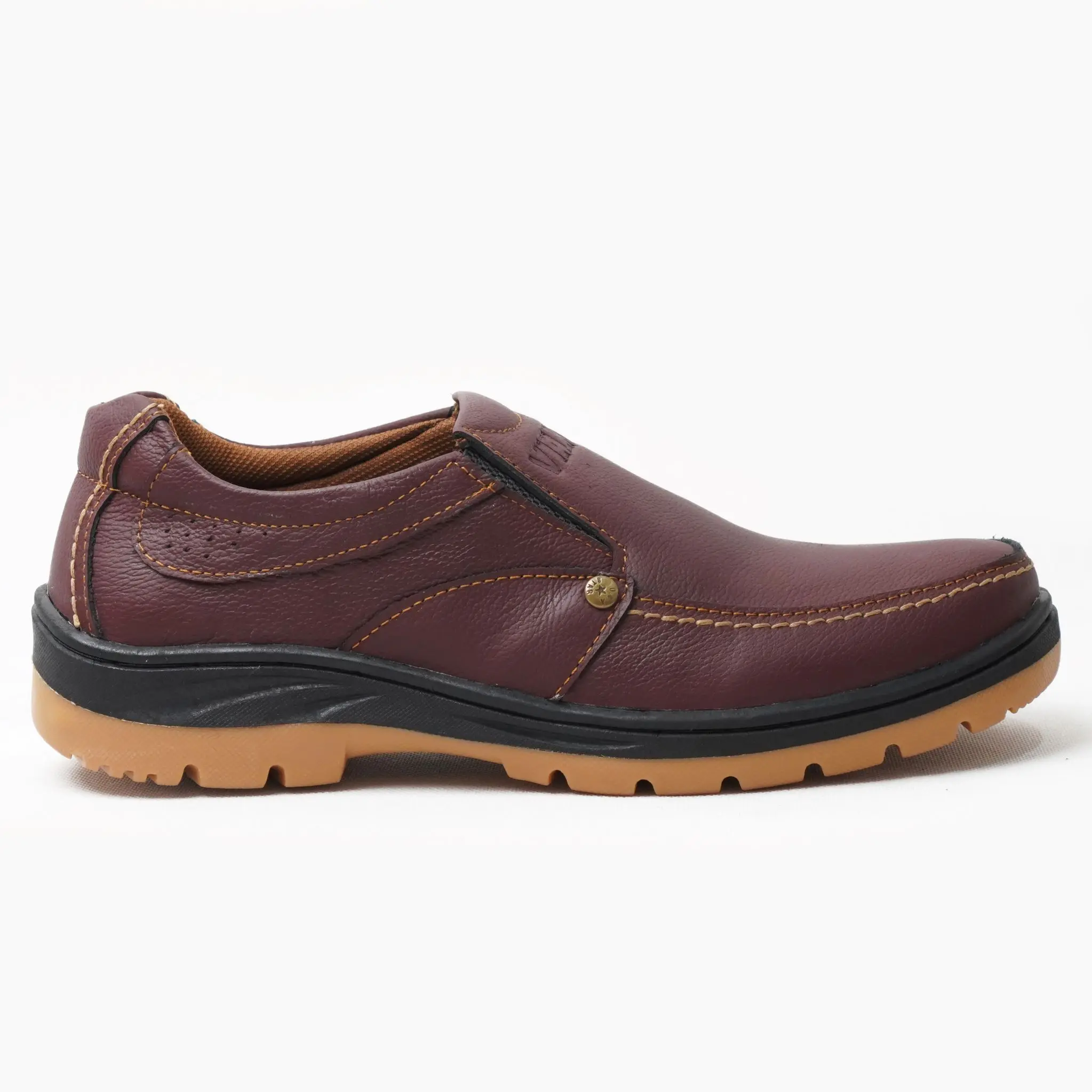 Sepatu Slip on Kulit Sapi Asli Original Velko Flat Shoes Pria flat  shoes sepatu  cowok