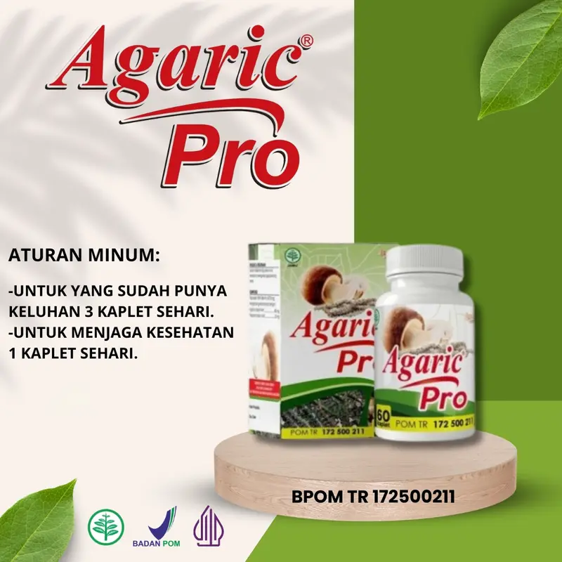 Agaric Pro AgaricPro Original untuk mengurangi Kolesterol coq 10 3