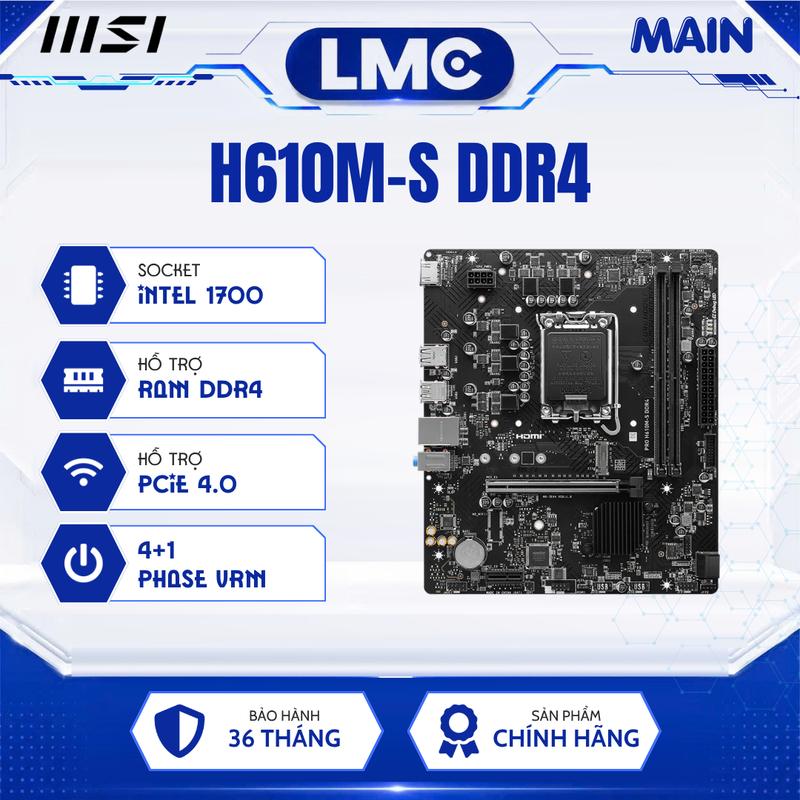 Mainboard MSI PRO H610M-S DDR4