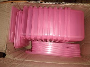 Product Review of Toples Box Sayur Ukuran SEDANG  Serbaguna isi 12 pcs ukuran 1.800 ml / Sealpack wadah makanan Plastik Penyimpanan BPA Free from B**🦋 0