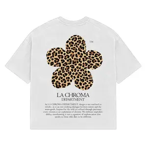 Baju La Chroma T shirt 20s Reguler Fit Unisex Leopard Sunflowers  Heavyweight tee Pendek Baju Comboxpfzvvyyx