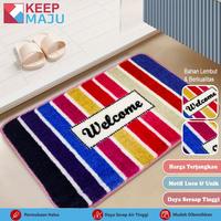 Gambar KEEP MAJU 40*60cm Keset Pintu Luar Keset Lantai Mewah Keset Lantai Rumah Tangga Keset Lantai Kamar Mandi Penyerap Air Anti Selip - B-A1 dari Keepmaju karpet official Kota Tangerang 3 Tokopedia