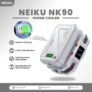 NEIKU NK90 Fancooler Smartphone Pendingin HP Gaming Dual Mode Rechargeable 3000mAh Handphone