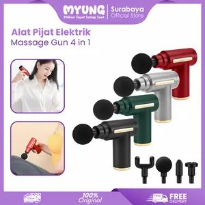 MYUNG Alat Pijat Elektrik Massager Therapy Pijat Getar Elektrik 4 in 1 Fasia Muscle Alat Pijit Terapi Tubuh Relaksasi Otot Punggung Leher