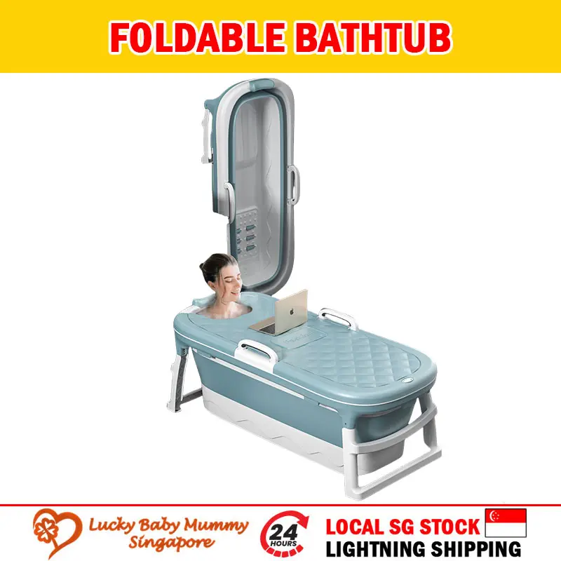 【Bathtub】Bath Barrel Adult Foldable Bath Tub Household Child Adult Folding Bathtub