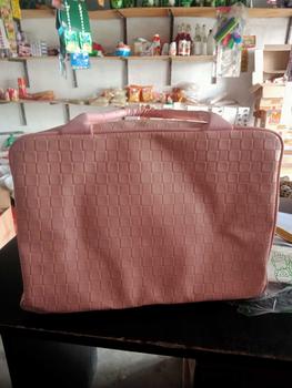 Product Review of DEVILA LUXURY NUDE PINK BOXES WATERPROOF TRAVEL BAG MEDIUM SIZE - Tas Koper Motif Kotak Mewah Murah Perempuan Mudik from s**i 1