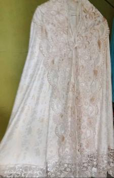 Product Review of Mukena Sabrina Dewasa Katun Mix Foil New Exslusif Renda Tileu Import Mewah from S**a 0