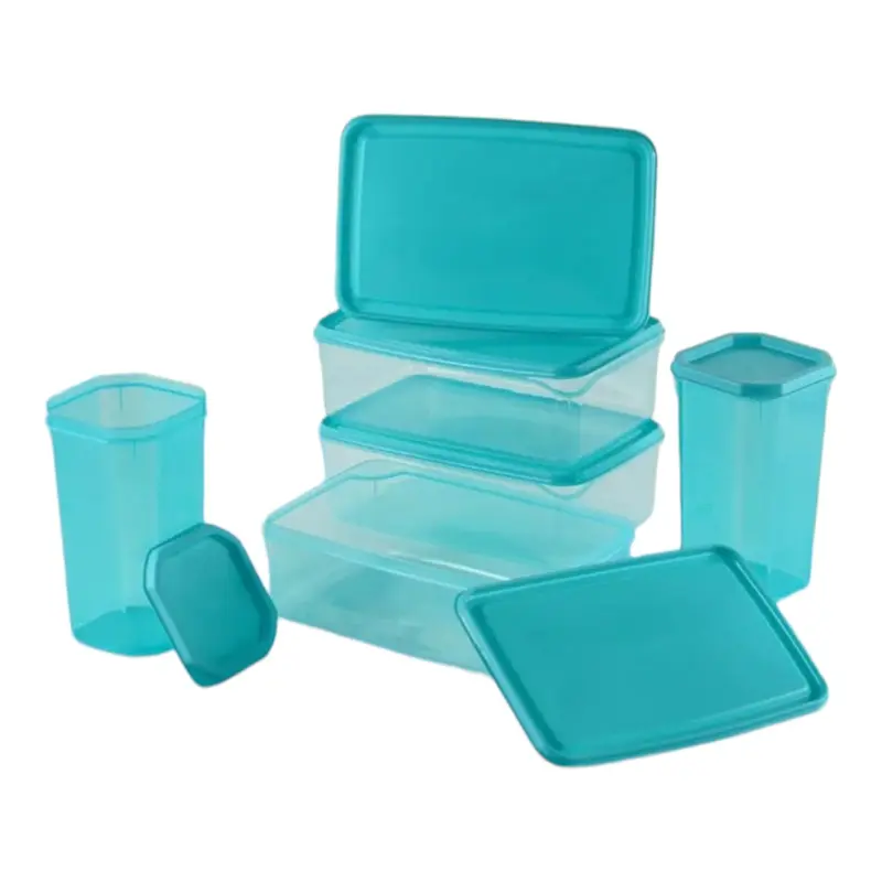 Florence Set isi 6 Toples Serbaguna Wadah Kulkas Tempat Cemilan Biggy Home 4