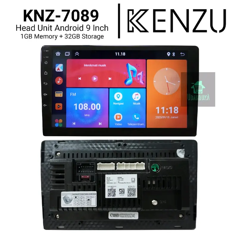 Head Unit Kenzu - RAM 1 & 2 GB - Storage 32GB - 7/9/10 inch - Android Car - bluetooth 2