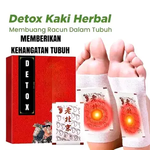 Koyok Plester Kaki Merah Hand Tangan Foot Patch DETOX MUGWORT (50 PATCH)