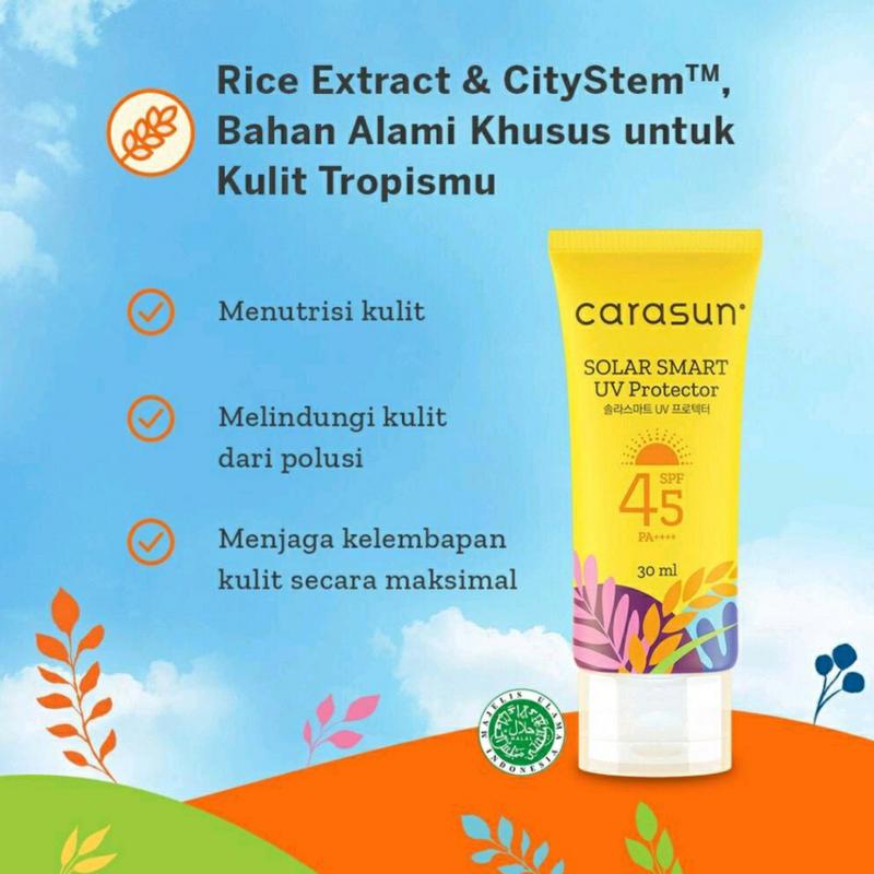 Carasun Solar Smart UV Protector SPF45 PA++++ 30ml 2
