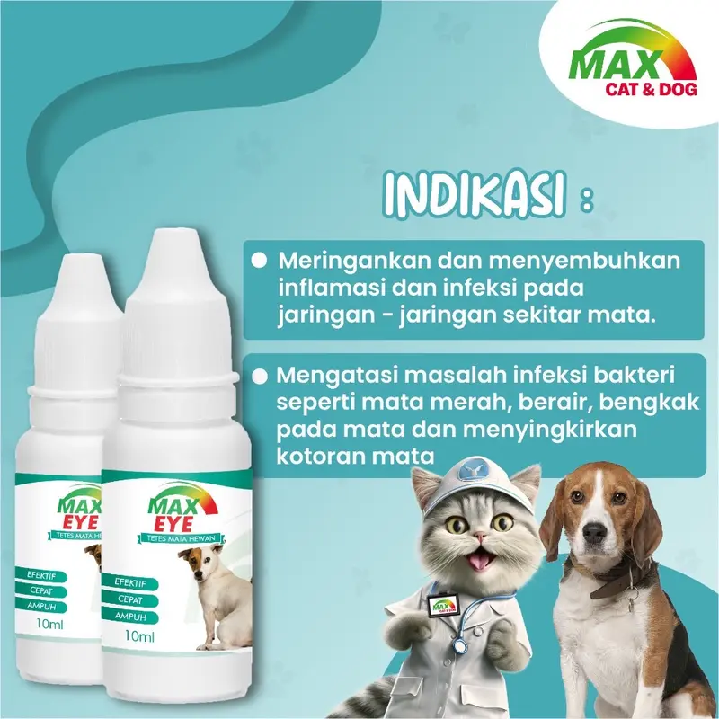 MAX EYE OBAT TETES MATA KUCING DAN ANJING 1