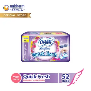 Charm Pure Style Pantyliner Quick Fresh Perfumed 52 Pads