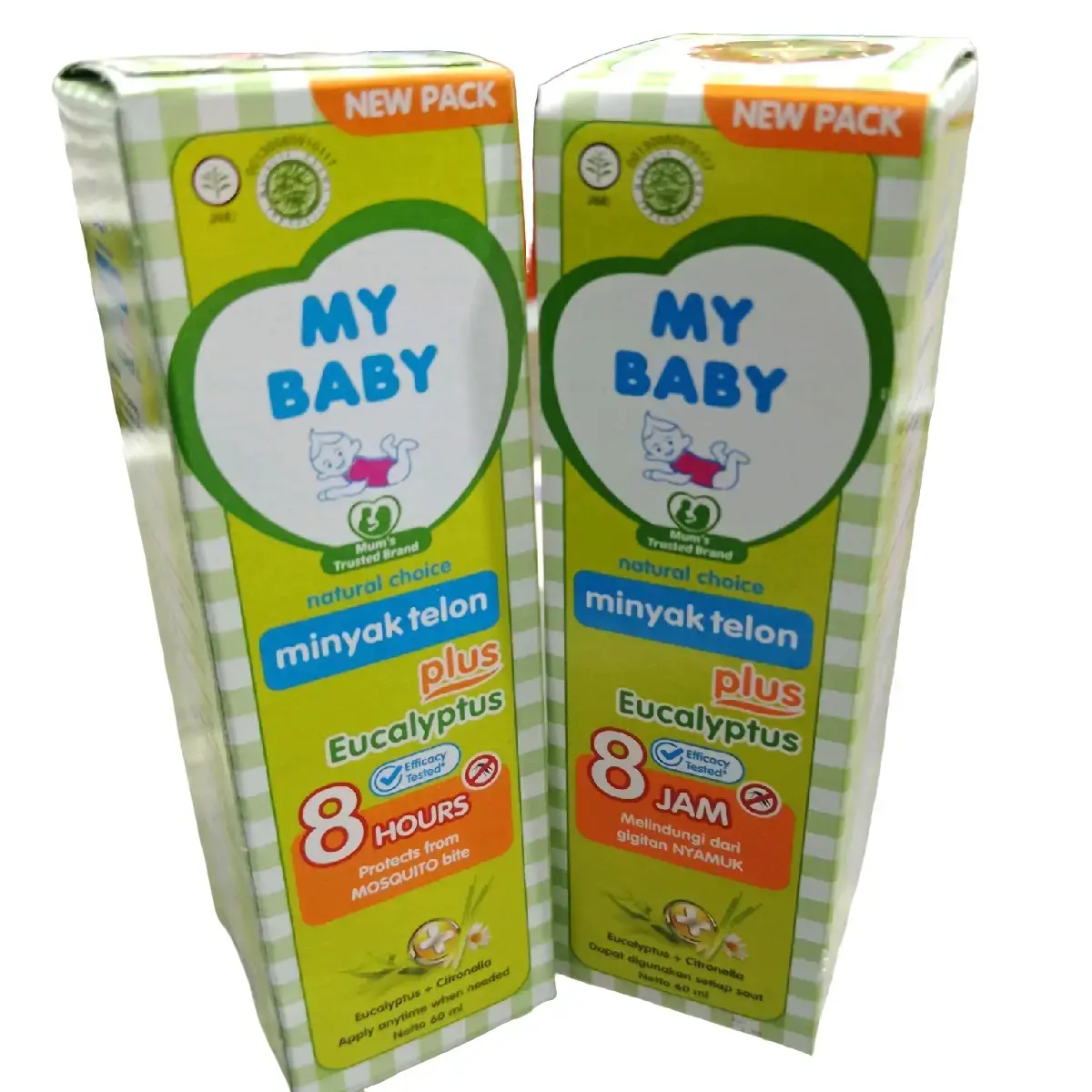 Minyak Telon Plus My Baby untuk Bayi Cowok ukuran 60ml